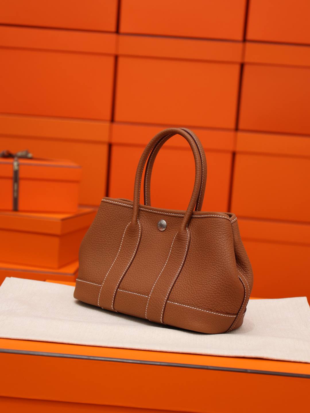 Shebag handmade Hermes Garden 23 bag in golden brown bag review(Feb 2026 updated)-Best Quality designer Bag Review, and online shopping, designer bag ru