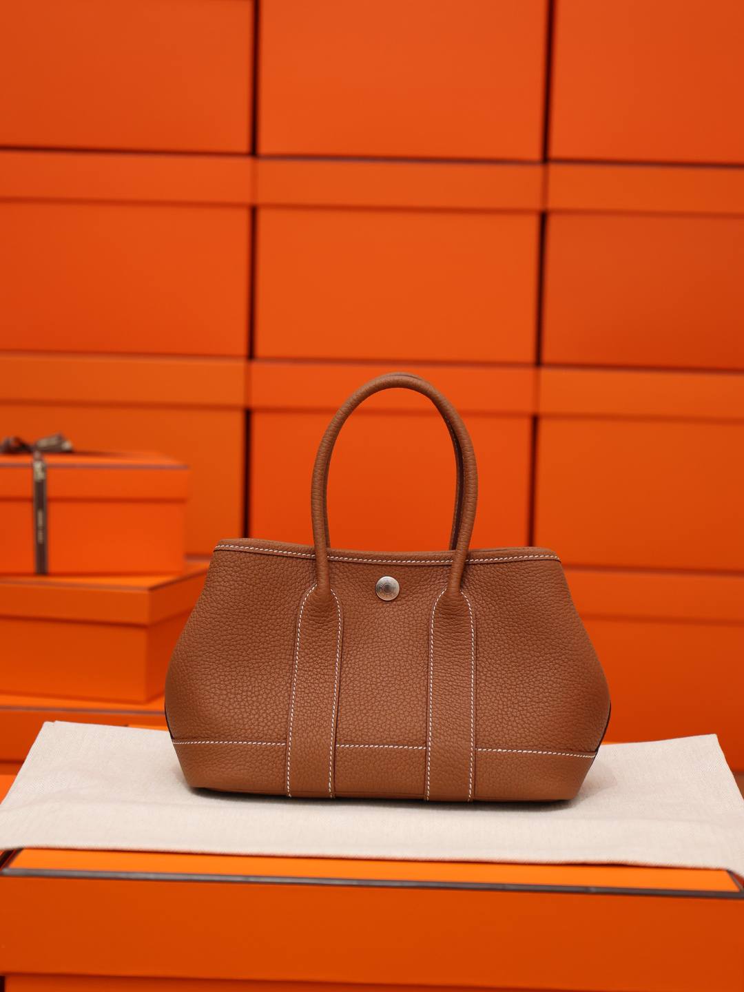 Shebag handmade Hermes Garden 23 bag in golden brown bag review(Feb 2026 updated)-Best Quality designer Bag Review, and online shopping, designer bag ru