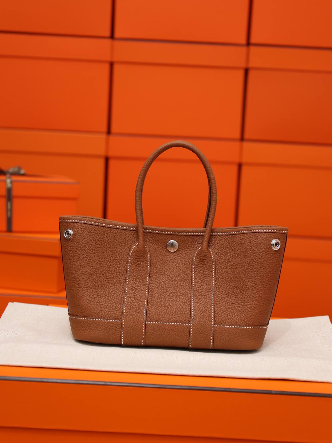 Shebag handmade Hermes Garden 23 bag in golden brown bag review(Feb 2026 updated)-Best Quality designer Bag Review, and online shopping, designer bag ru