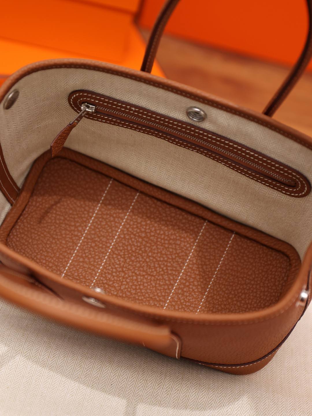Shebag handmade Hermes Garden 23 bag in golden brown bag review(Feb 2026 updated)-Best Quality designer Bag Review, and online shopping, designer bag ru