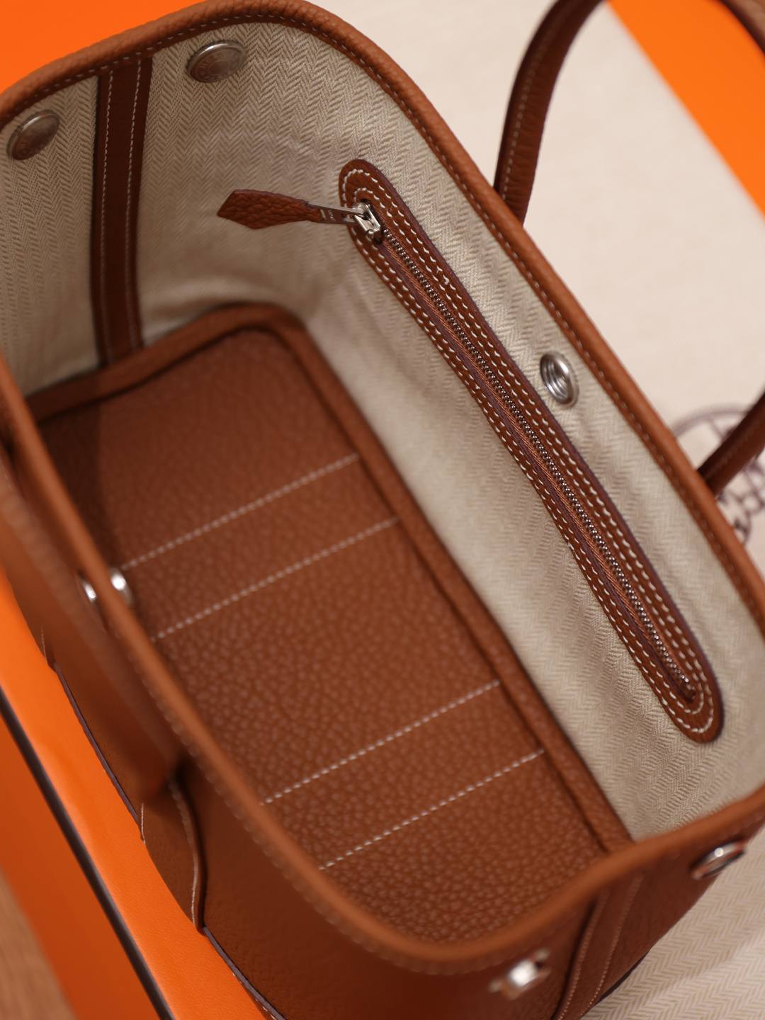 Shebag handmade Hermes Garden 23 bag in golden brown bag review(Feb 2026 updated)-Best Quality designer Bag Review, and online shopping, designer bag ru