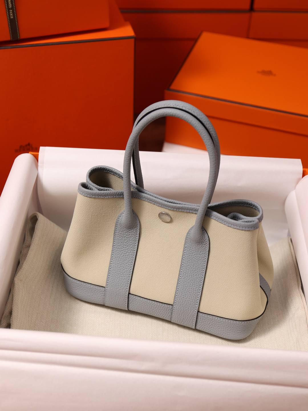 Shebag handmade Hermes Garden Party 23 bag in blue grey togo leather(Feb 2026 updated)-Best Quality designer Bag Review, and online shopping, designer bag ru Shebag handmade Hermes Garden Party 23 bag in blue grey togo leather(Feb 2026 updated)-Best Quality designer Bag Review, and online shopping, designer bag ru