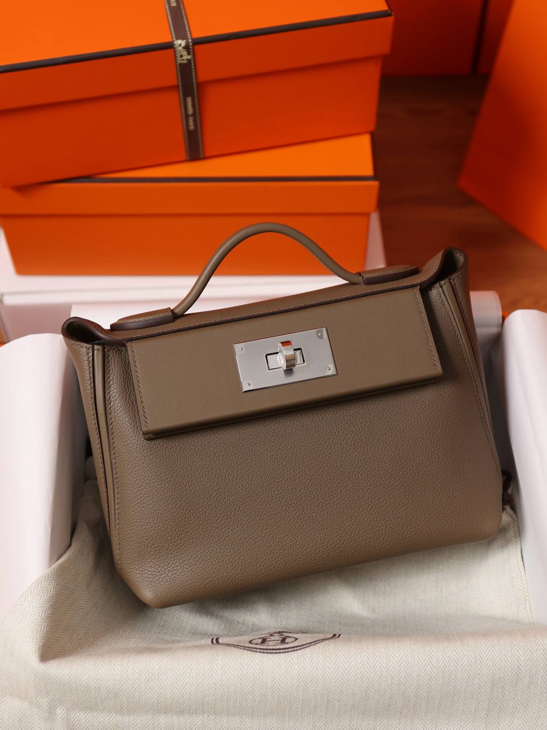 Shebag Handmade Hermes 2424 bag in grey review(Feb 2026 updated)-Best Quality designer Bag Review, and online shopping, designer bag ru