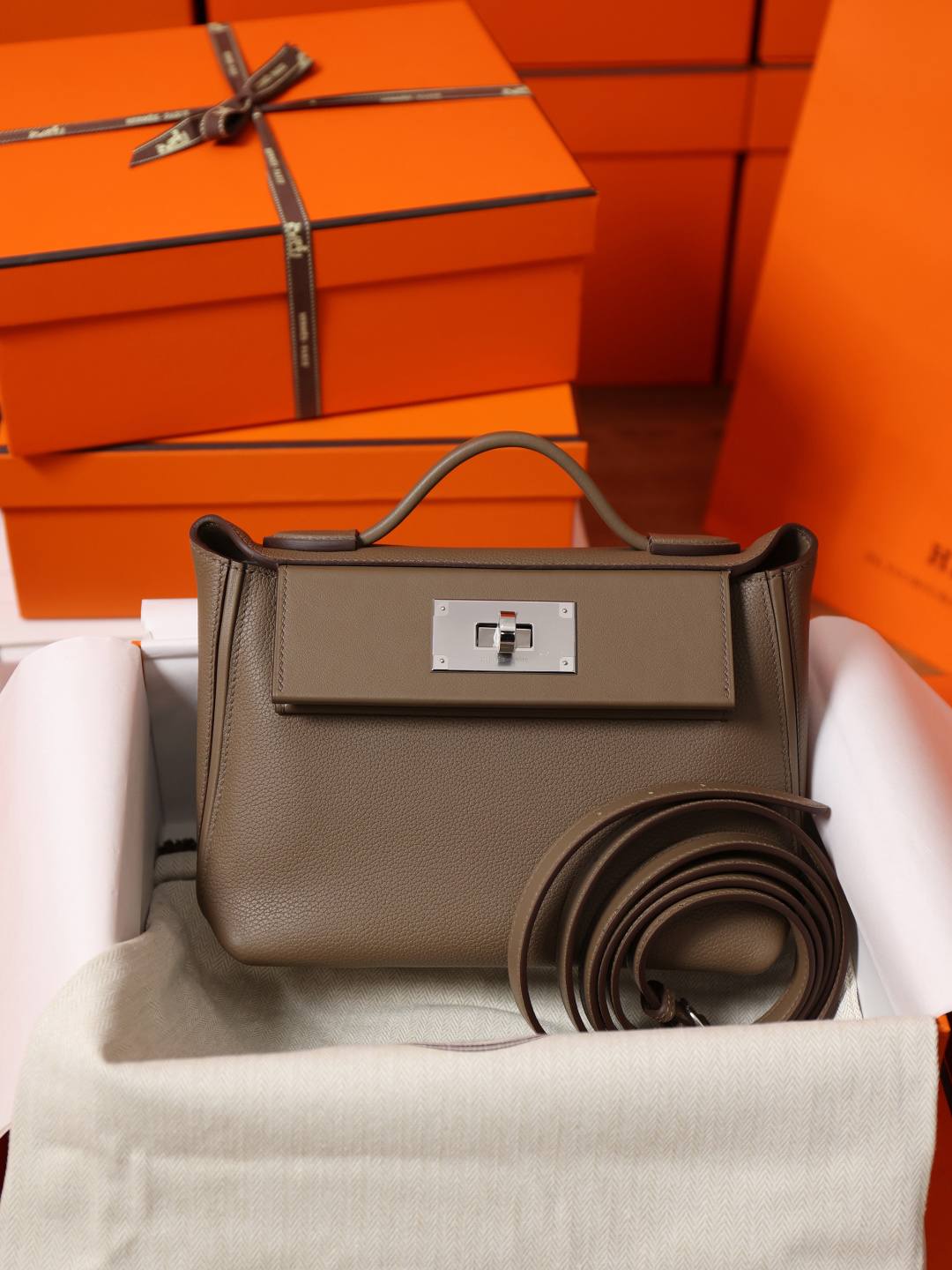 Shebag Handmade Hermes 2424 bag in grey review(Feb 2026 updated)-Best Quality designer Bag Review, and online shopping, designer bag ru