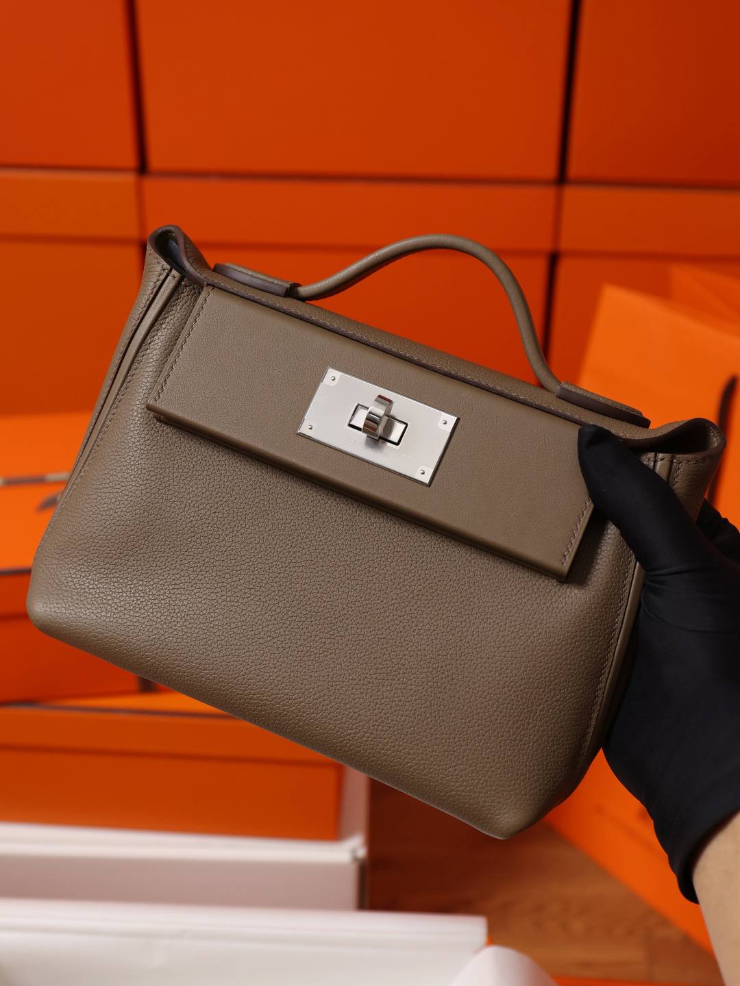 Shebag Handmade Hermes 2424 bag in grey review(Feb 2026 updated)-Best Quality designer Bag Review, and online shopping, designer bag ru