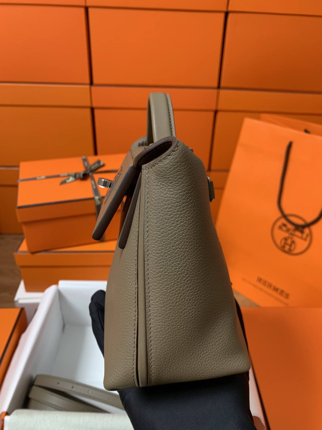 Shebag Handmade Hermes 2424 bag in grey review(Feb 2026 updated)-Best Quality designer Bag Review, and online shopping, designer bag ru