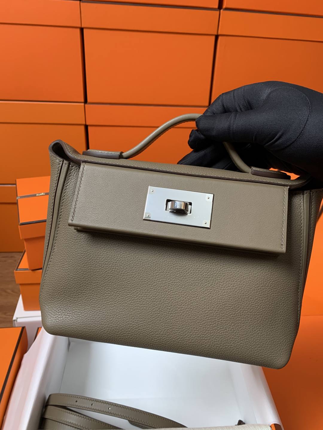 Shebag Handmade Hermes 2424 bag in grey review(Feb 2026 updated)-Best Quality designer Bag Review, and online shopping, designer bag ru