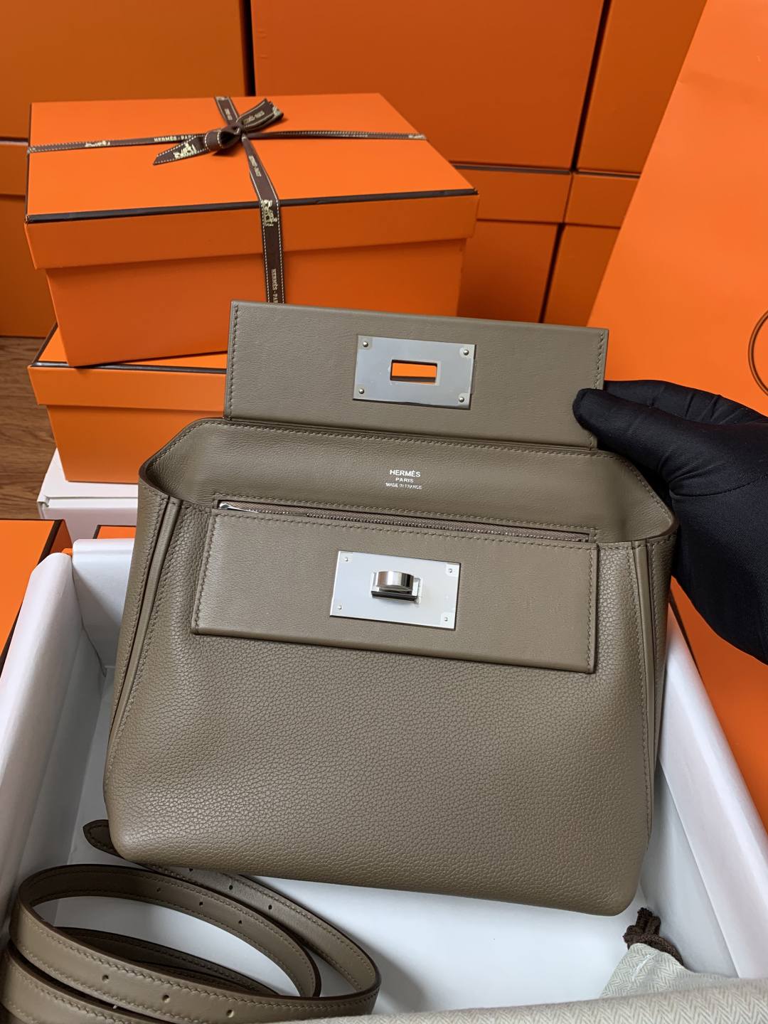 Shebag Handmade Hermes 2424 bag in grey review(Feb 2026 updated)-Best Quality designer Bag Review, and online shopping, designer bag ru