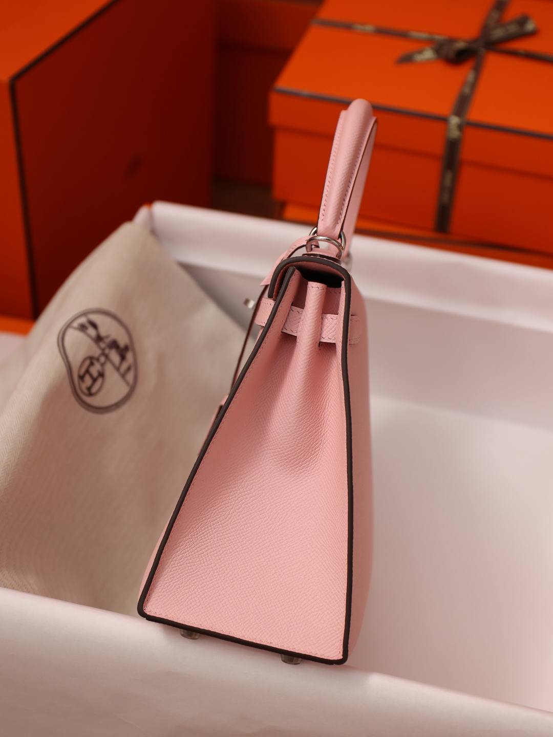 Shebag handmade Hermes Kelly 25 epsom pink out stitching(Feb 2026 updated)-Best Quality designer Bag Review, and online shopping, designer bag ru