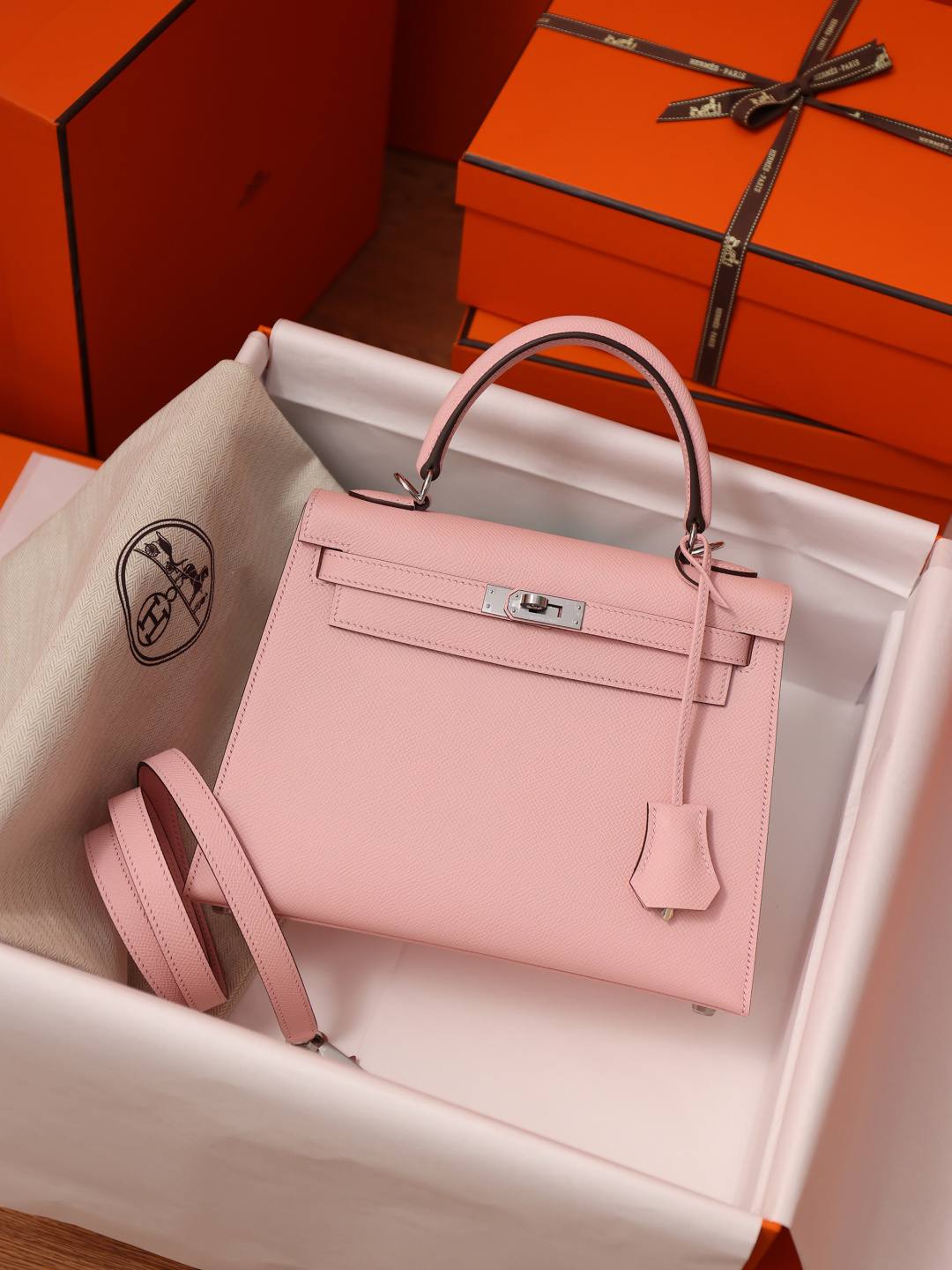 Shebag handmade Hermes Kelly 25 epsom pink out stitching(Feb 2026 updated)-Best Quality designer Bag Review, and online shopping, designer bag ru