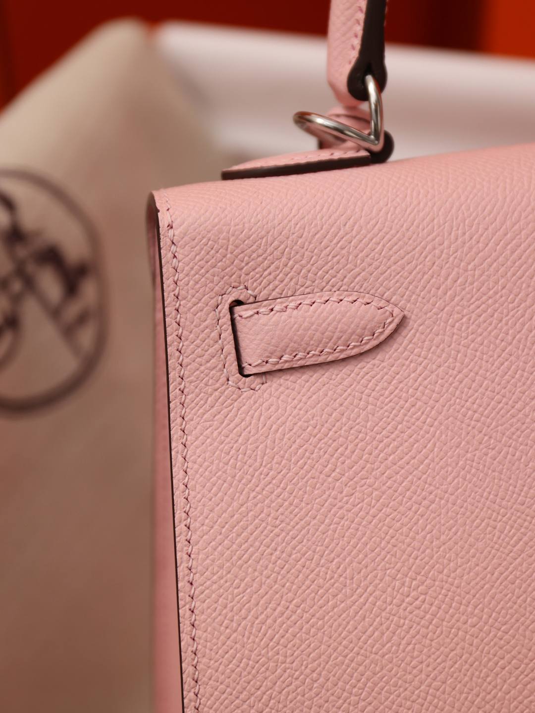 Shebag handmade Hermes Kelly 25 epsom pink out stitching(Feb 2026 updated)-Best Quality designer Bag Review, and online shopping, designer bag ru