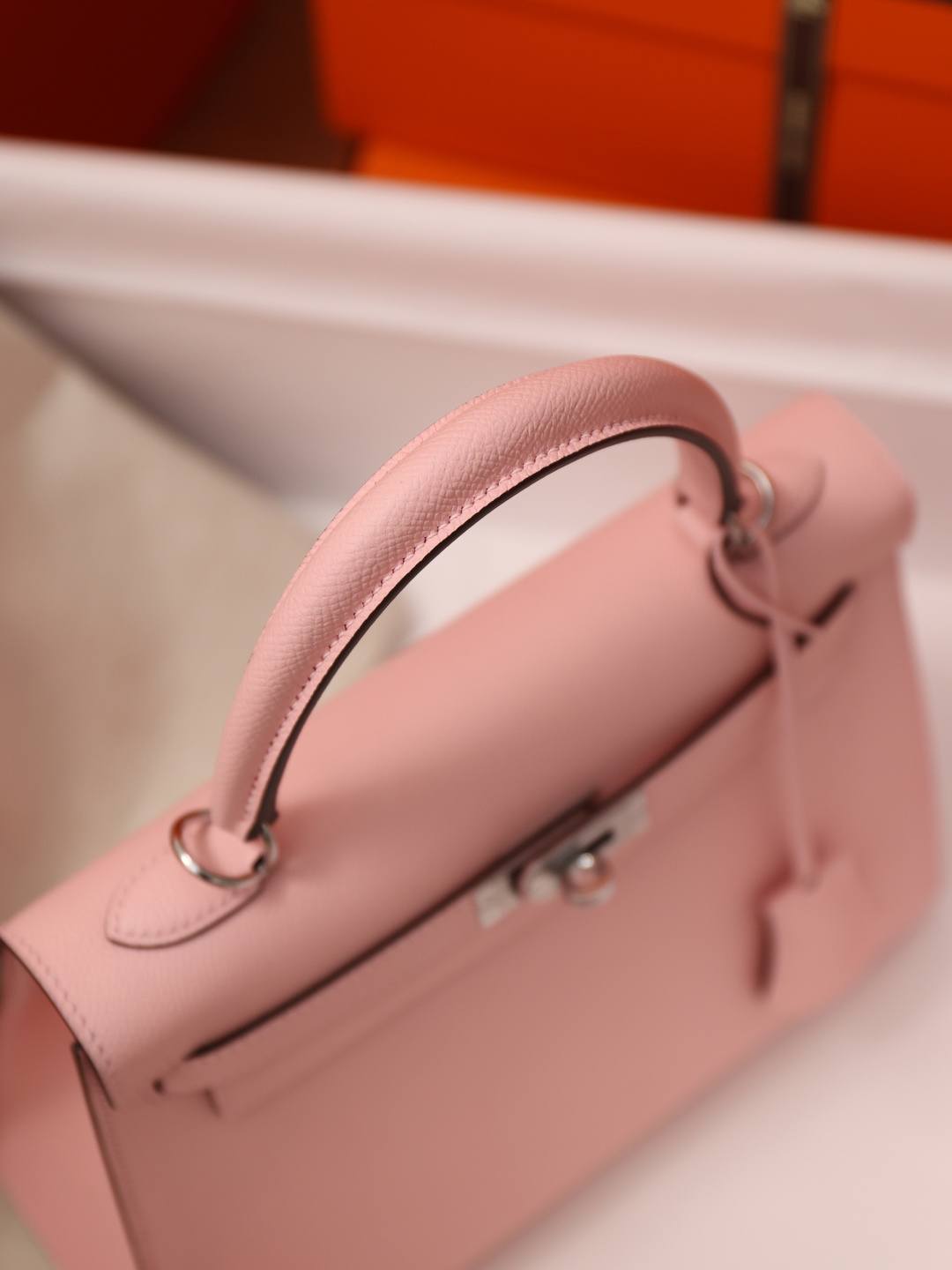 Shebag handmade Hermes Kelly 25 epsom pink out stitching(Feb 2026 updated)-Best Quality designer Bag Review, and online shopping, designer bag ru