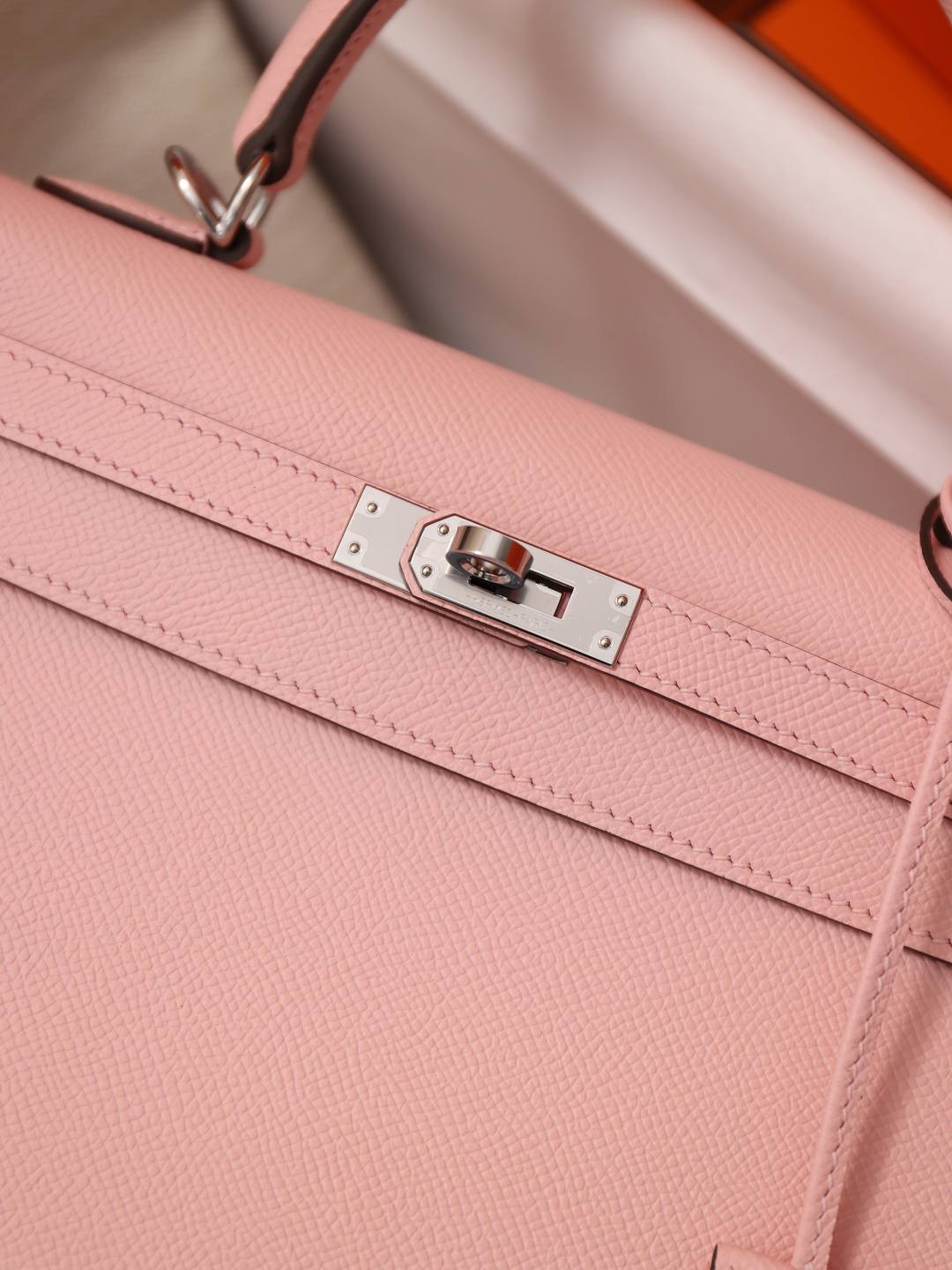 Shebag handmade Hermes Kelly 25 epsom pink out stitching(Feb 2026 updated)-Best Quality designer Bag Review, and online shopping, designer bag ru