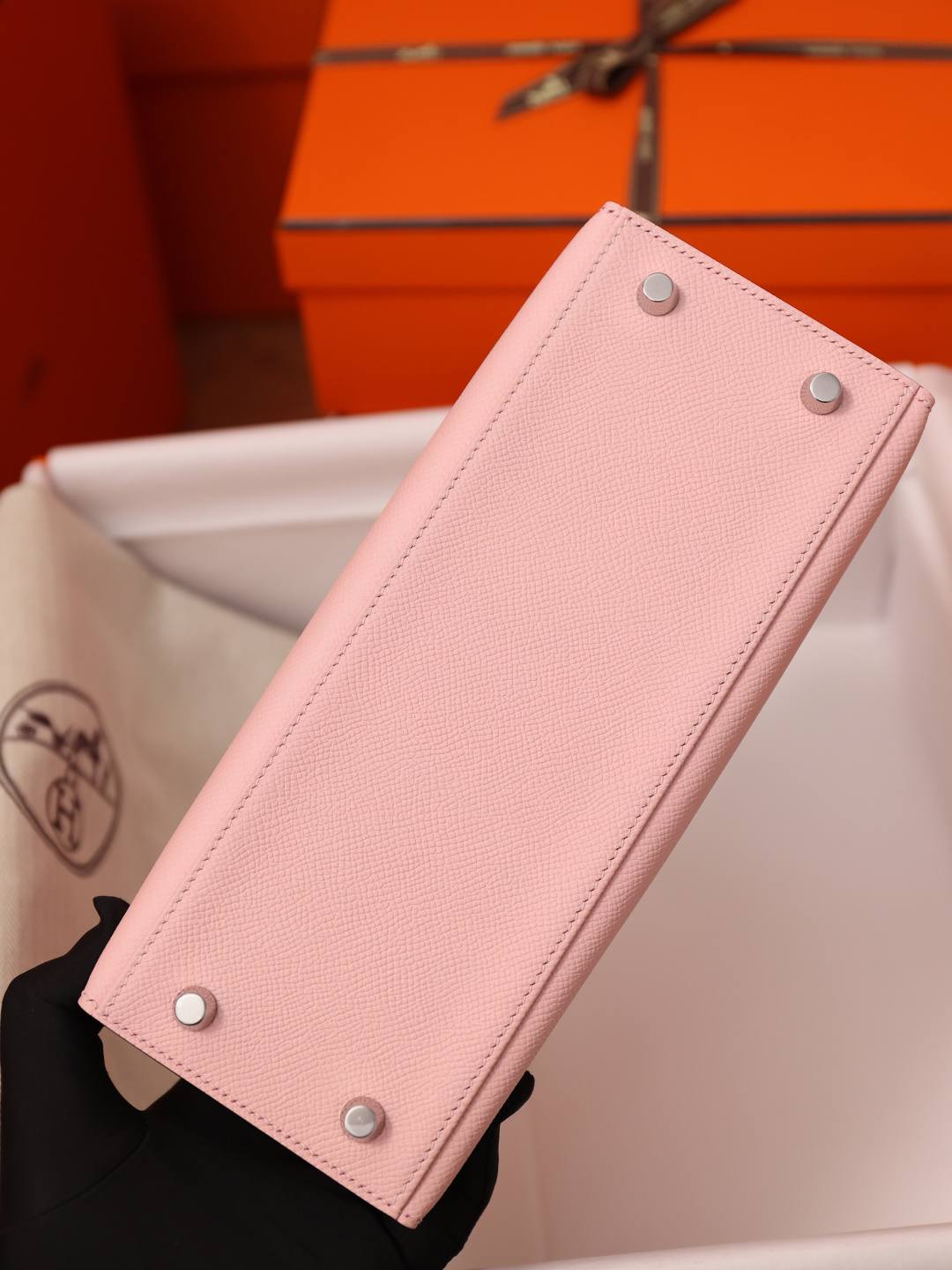 Shebag handmade Hermes Kelly 25 epsom pink out stitching(Feb 2026 updated)-Best Quality designer Bag Review, and online shopping, designer bag ru