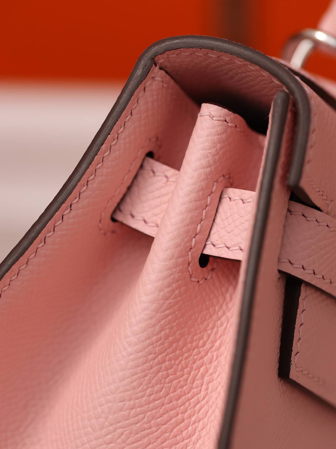 Shebag handmade Hermes Kelly 25 epsom pink out stitching(Feb 2026 updated)-Best Quality designer Bag Review, and online shopping, designer bag ru
