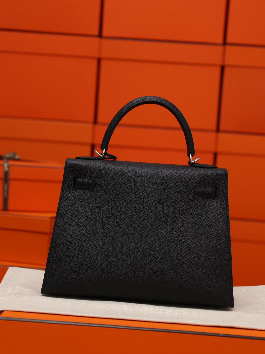 Shebag handmade Hermes Kelly 28 bag out stitching black Epsom leather bag review(Feb 2026 updated)-Best Quality designer Bag Review, and online shopping, designer bag ru
