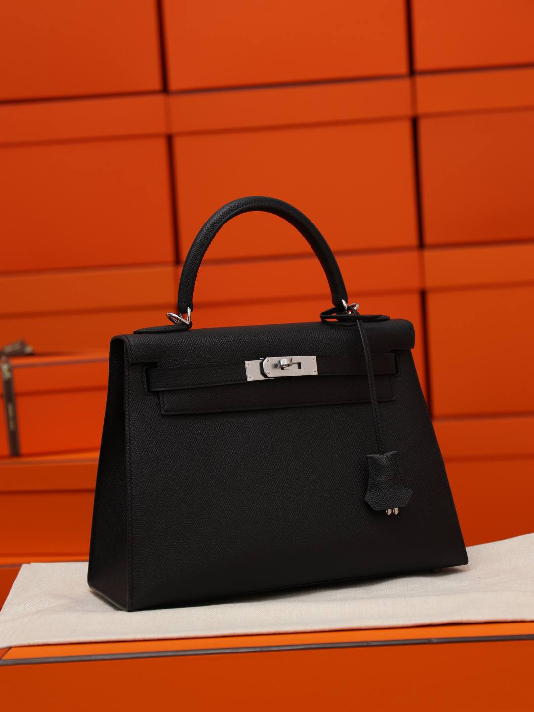 Shebag handmade Hermes Kelly 28 bag out stitching black Epsom leather bag review(Feb 2026 updated)-Best Quality designer Bag Review, and online shopping, designer bag ru