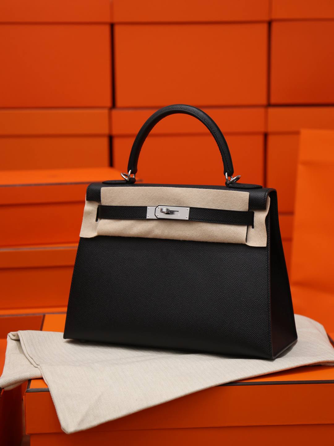 Shebag handmade Hermes Kelly 28 bag out stitching black Epsom leather bag review(Feb 2026 updated)-Best Quality designer Bag Review, and online shopping, designer bag ru