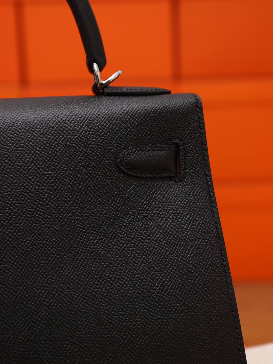 Shebag handmade Hermes Kelly 28 bag out stitching black Epsom leather bag review(Feb 2026 updated)-Best Quality designer Bag Review, and online shopping, designer bag ru