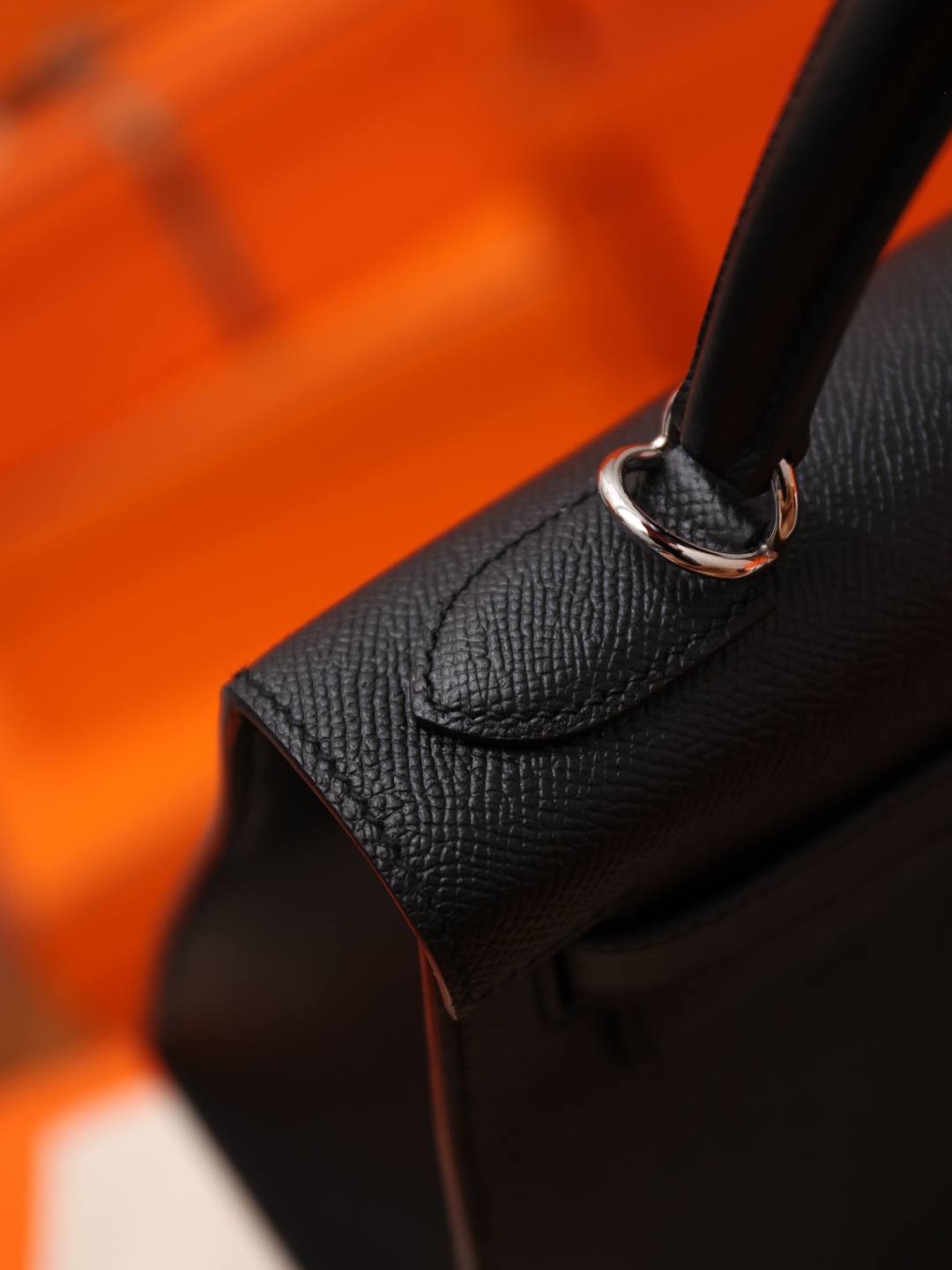 Shebag handmade Hermes Kelly 28 bag out stitching black Epsom leather bag review(Feb 2026 updated)-Best Quality designer Bag Review, and online shopping, designer bag ru