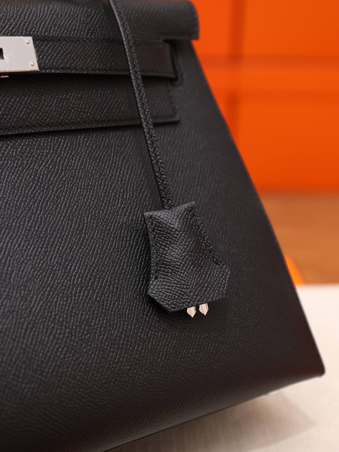 Shebag handmade Hermes Kelly 28 bag out stitching black Epsom leather bag review(Feb 2026 updated)-Best Quality designer Bag Review, and online shopping, designer bag ru