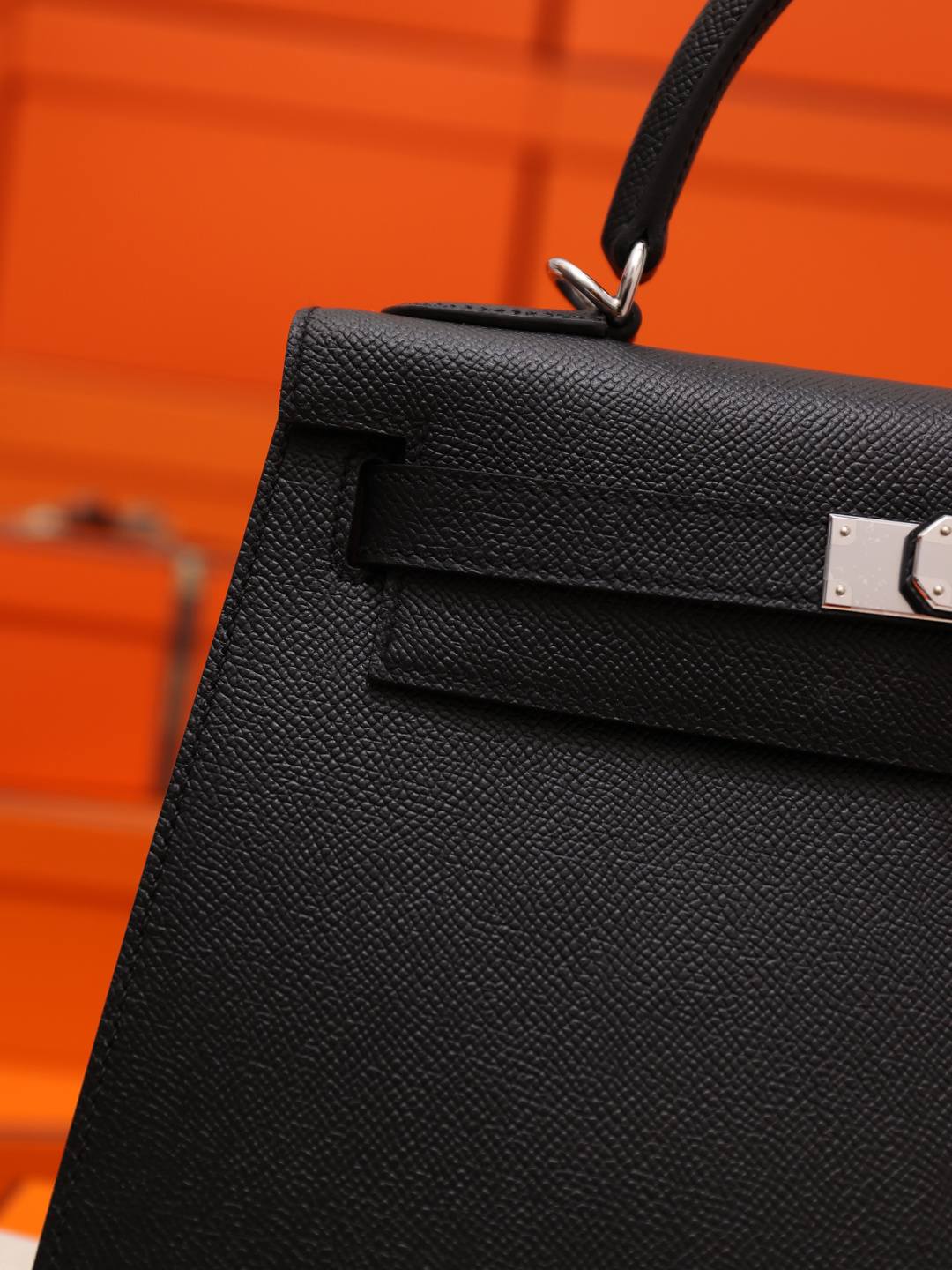 Shebag handmade Hermes Kelly 28 bag out stitching black Epsom leather bag review(Feb 2026 updated)-Best Quality designer Bag Review, and online shopping, designer bag ru