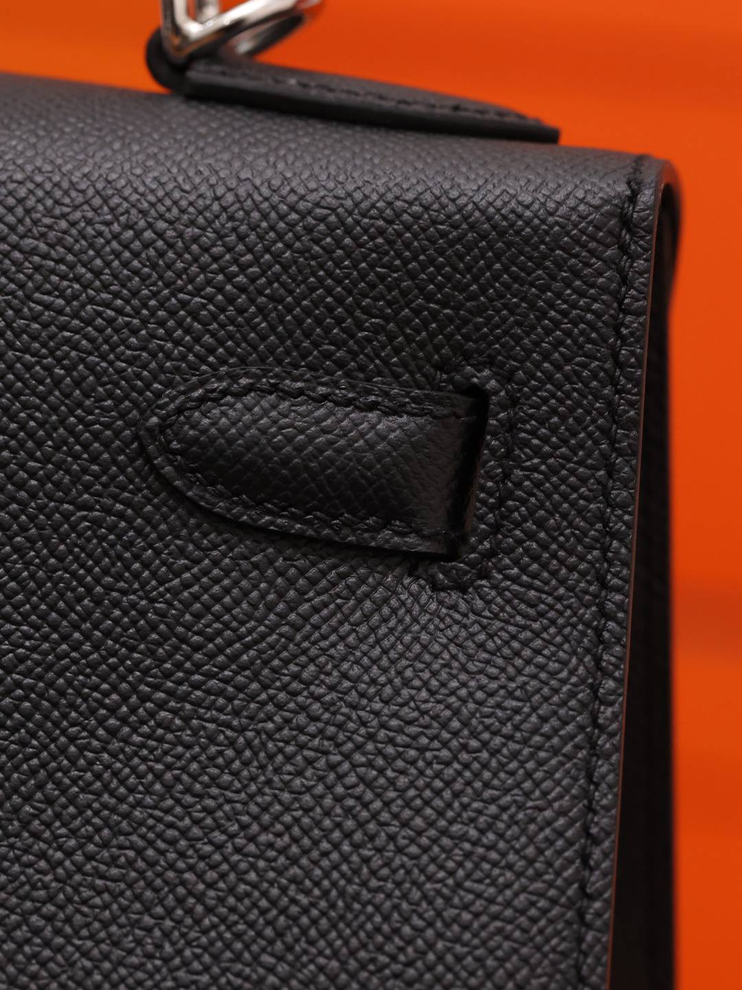 Shebag handmade Hermes Kelly 28 bag out stitching black Epsom leather bag review(Feb 2026 updated)-Best Quality designer Bag Review, and online shopping, designer bag ru