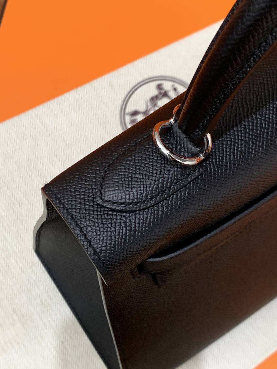 Shebag handmade Hermes Kelly 28 bag out stitching black Epsom leather bag review(Feb 2026 updated)-Best Quality designer Bag Review, and online shopping, designer bag ru