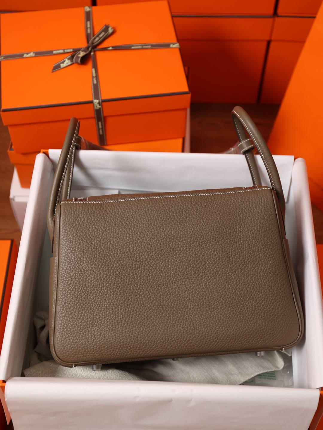 Shebag handmade Hermes Lindy 26 bag in togo elephante grey bag review(Feb 2026 updated)-Best Quality designer Bag Review, and online shopping, designer bag ru