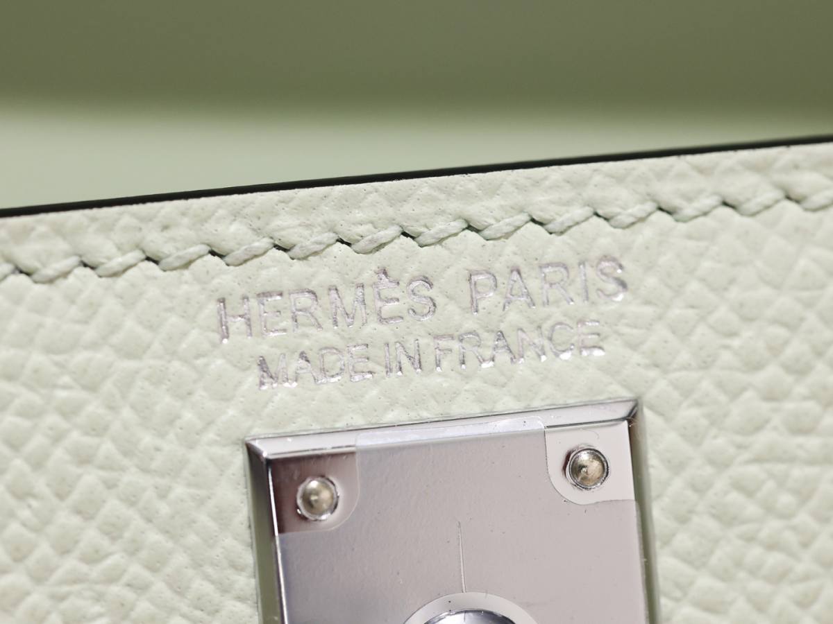 Shebag hand made Hermes Mini Kelly 2 bag in bubble green in epsom leather review(Feb 2026 updated)-Best Quality designer Bag Review, and online shopping, designer bag ru
