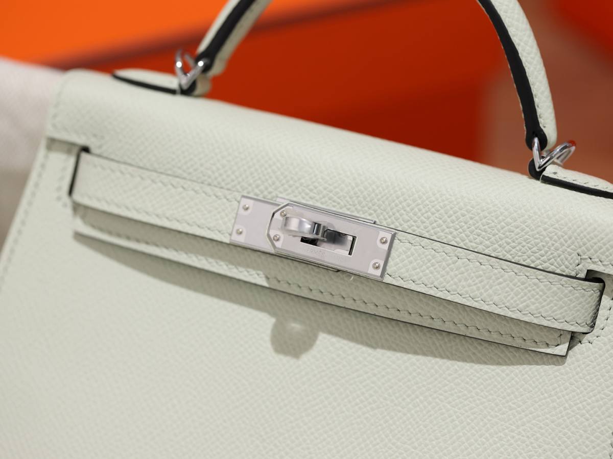 Shebag hand made Hermes Mini Kelly 2 bag in bubble green in epsom leather review(Feb 2026 updated)-Best Quality designer Bag Review, and online shopping, designer bag ru
