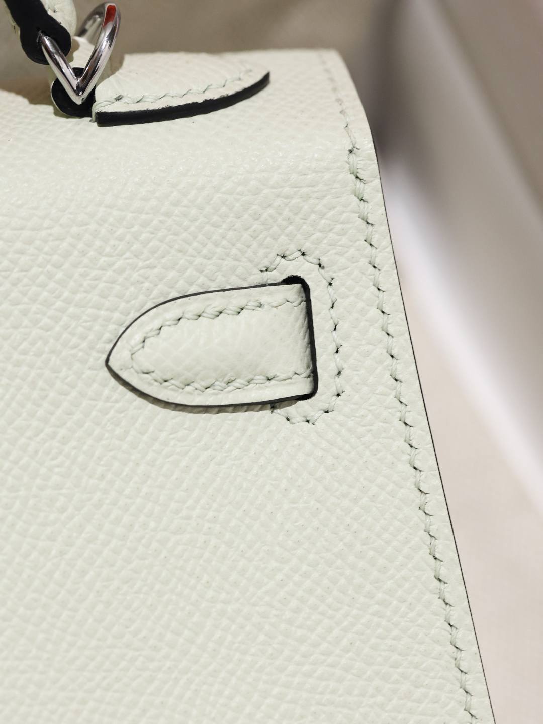 Shebag hand made Hermes Mini Kelly 2 bag in bubble green in epsom leather review(Feb 2026 updated)-Best Quality designer Bag Review, and online shopping, designer bag ru