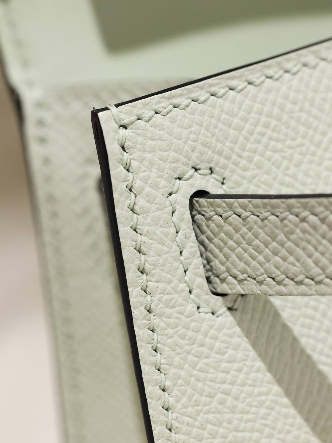 Shebag hand made Hermes Mini Kelly 2 bag in bubble green in epsom leather review(Feb 2026 updated)-Best Quality designer Bag Review, and online shopping, designer bag ru