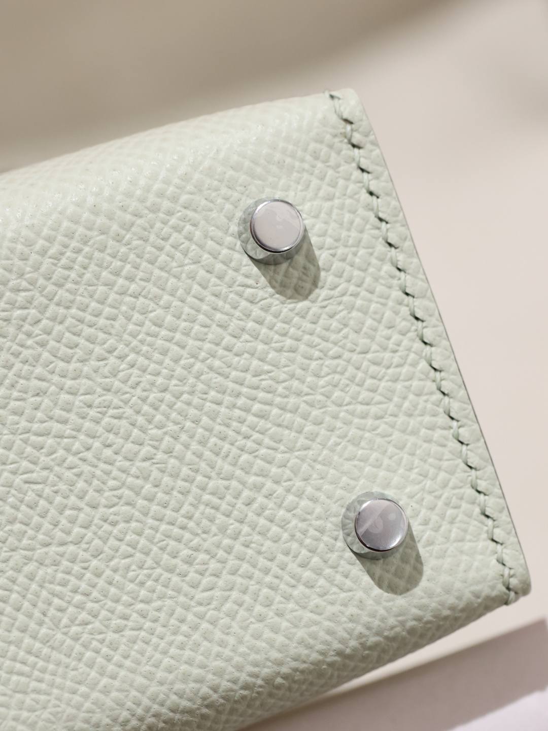 Shebag hand made Hermes Mini Kelly 2 bag in bubble green in epsom leather review(Feb 2026 updated)-Best Quality designer Bag Review, and online shopping, designer bag ru