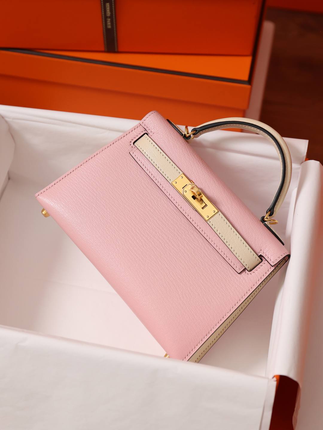 Shebag handmade Hermes mini kelly 2 in goatskin leather of pink bag review(Feb 2026 updated)-Best Quality designer Bag Review, and online shopping, designer bag ru