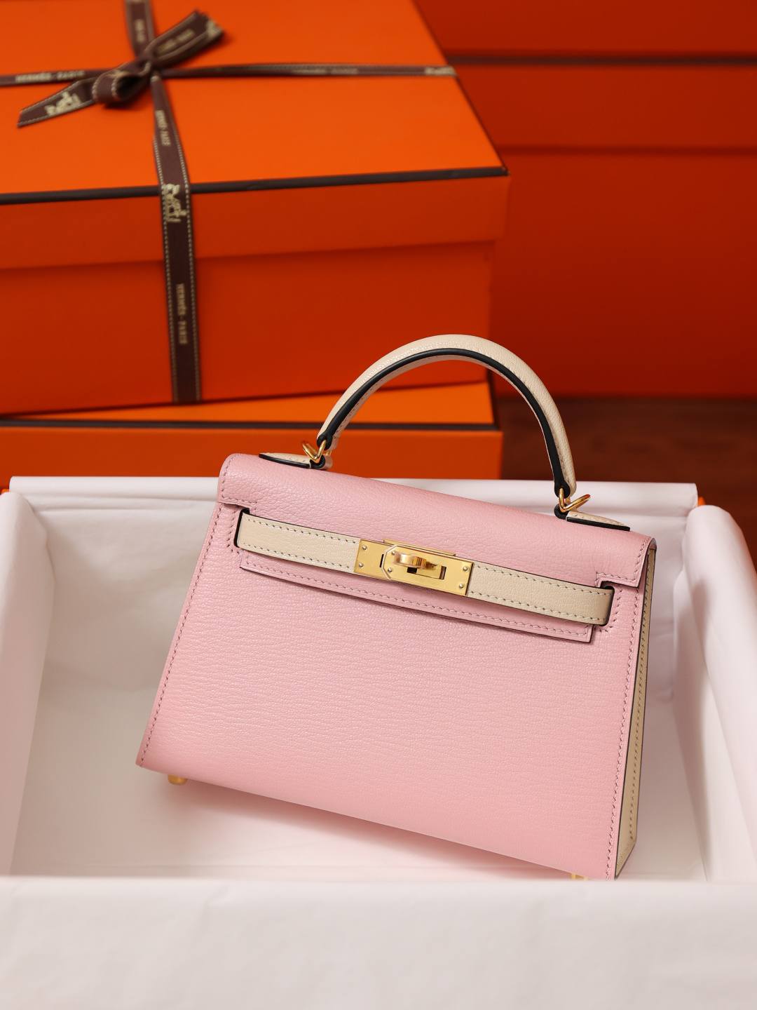 Shebag handmade Hermes mini kelly 2 in goatskin leather of pink bag review(Feb 2026 updated)-Best Quality designer Bag Review, and online shopping, designer bag ru