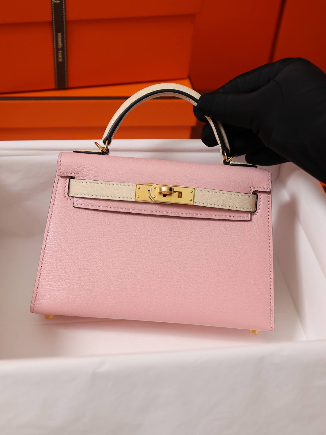 Shebag handmade Hermes mini kelly 2 in goatskin leather of pink bag review(Feb 2026 updated)-Best Quality designer Bag Review, and online shopping, designer bag ru