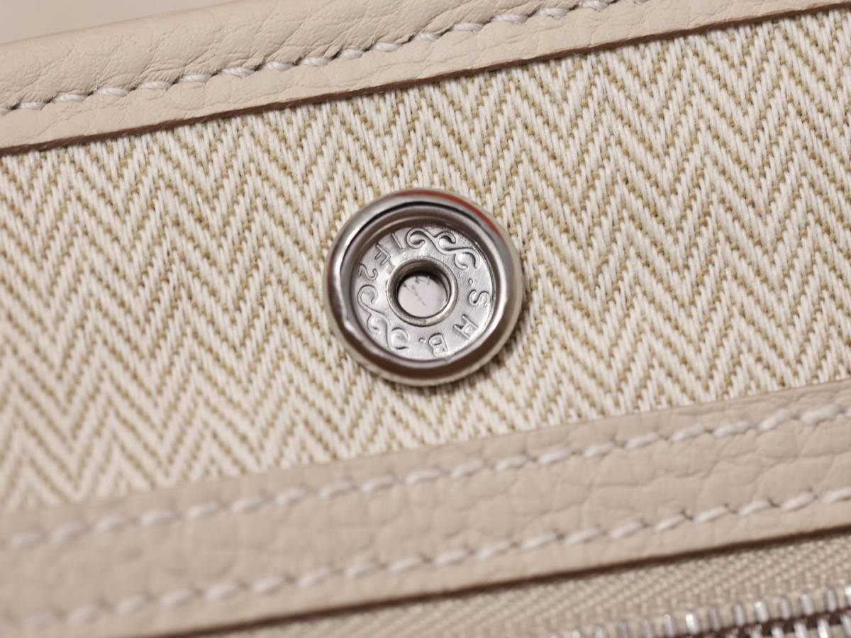 Shebag handmade Hermes Garden party 23 bag in togo white review (Mar 2026 updated)-Best Quality designer Bag Review, and online shopping, designer bag ru