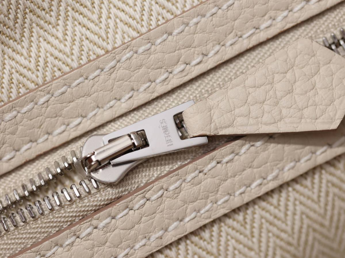 Shebag handmade Hermes Garden party 23 bag in togo white review (Mar 2026 updated)-Best Quality designer Bag Review, and online shopping, designer bag ru